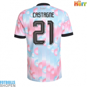 Billiga Belgien Timothy Castagne #21 Bortatröja VM 2026 Kortärmad